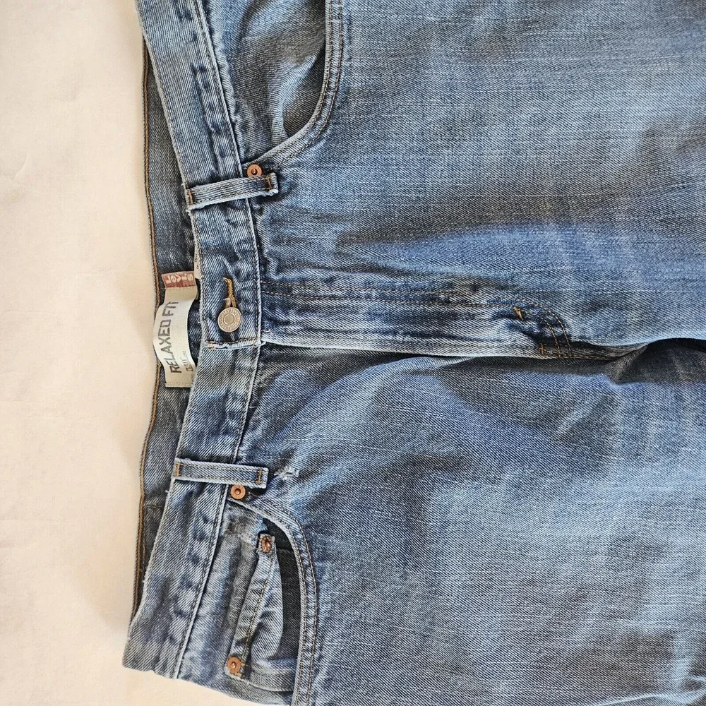 VINTAGE Levis 550‎ Mens 36X36 (34x36) Blue Y2K Relaxed Fit Denim